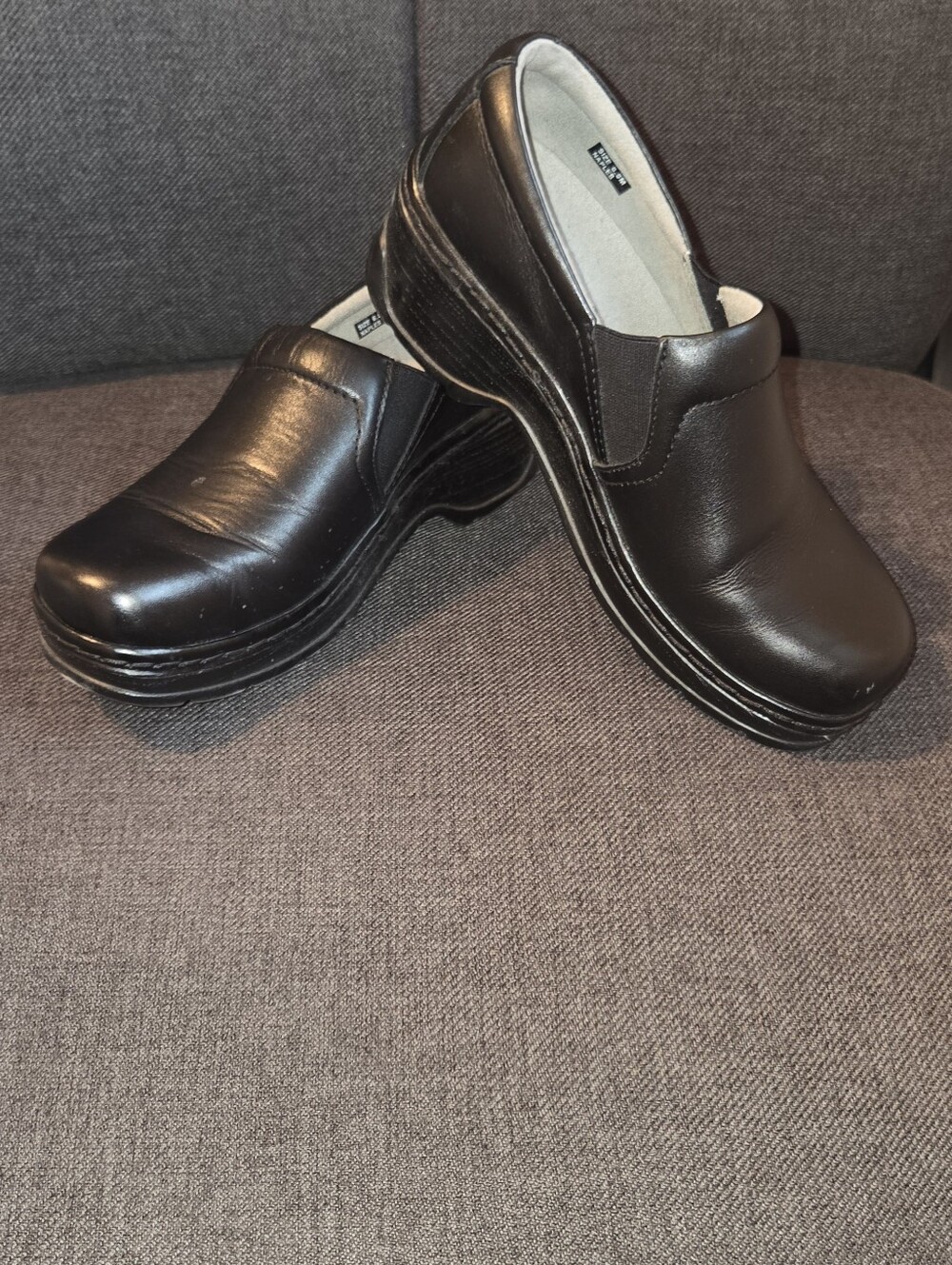 Klogs Black Slip-On Work Clogs